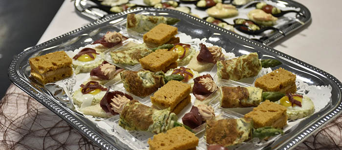 plateau de petits fours salés