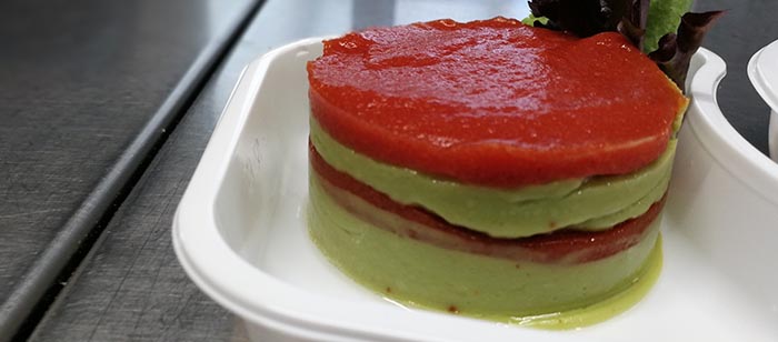 entrée avocat tomate